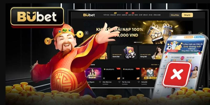 Giao diện BUBET đầy hấp dẫn, chuyên nghiệp.